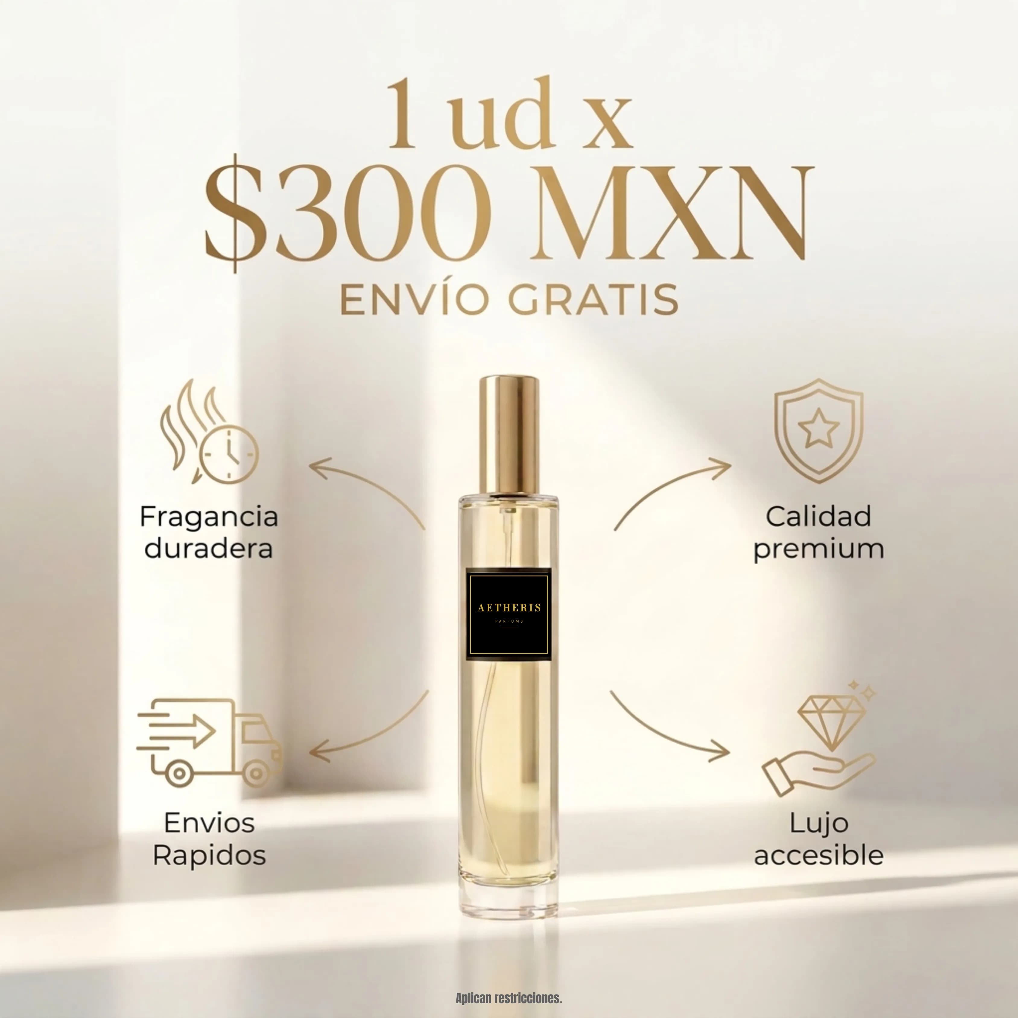 Promoción — 1 fragancia $300